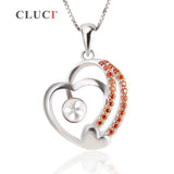 925 Silver Sterling Romantic Love Pendant Mounting for Women SP218SB