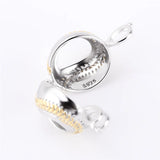 925 Silver Baseball Charm Pendant Baseball Shaped Pearl Cage Locket SC375SB