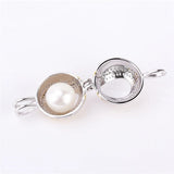 925 Silver Baseball Charm Pendant Baseball Shaped Pearl Cage Locket SC375SB