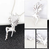 925 Silver Fairy Charm Pendant for Women