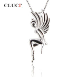 925 Silver Fairy Charm Pendant for Women