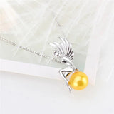 925 Silver Fairy Charm Pendant for Women