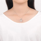 925 Silver Big Twisted Ball Cage Pendant