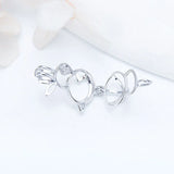 925 Silver Rabbit Necklace Pendant Real Rabbit Silver Pendant