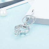 925 Sterling Silver Bear Claw Cage Pendant Jewelry SC104SB