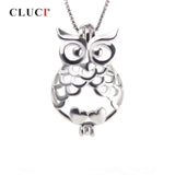 925 Silver Owl Charm Pendant for Women SC309SB
