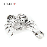 925 Silver Crab Pendant for Women Necklace Jewelry SP017SB