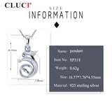 925 Silver Dolphin Animal Pendant for 7mm Pearl SP318SB