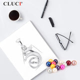 925 Silver Dolphin Animal Pendant for 7mm Pearl SP318SB