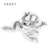 925 Silver Flog Charms Pendant for Necklace SP022SB