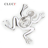 925 Silver Flog Charms Pendant for Necklace SP022SB