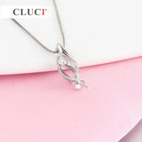 925 Silver Geometric Pendant Necklace for Women