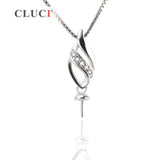 925 Silver Geometric Pendant Necklace for Women