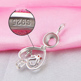 925 Silver Heartbeat Pendant Necklace for Lover