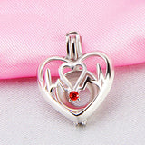 925 Silver Heartbeat Pendant Necklace for Lover