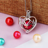 925 Silver Heartbeat Pendant Necklace for Lover