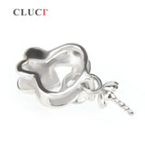 925 Silver Love Heart Charms Pendant for Women Necklace Making