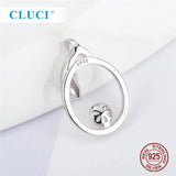 925 Silver Dolphin Pearl Pendant for DIY Jewelry Making