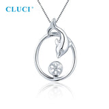 925 Silver Dolphin Pearl Pendant for DIY Jewelry Making
