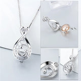925 Sterling Silver Oval Charms Pendant for Women SC354SB