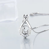 925 Sterling Silver Oval Charms Pendant for Women SC354SB