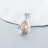 925 Sterling Silver Oval Charms Pendant for Women SC354SB