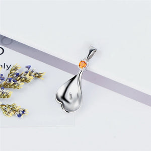 925 Silver Oyster Women Pearl Pendant Zircon Gift SP413SB