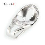 925 Sterling Silver Pearl Pendant Mounting for Women Jewelry Making
