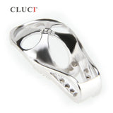925 Sterling Silver Pearl Pendant Mounting for Women Jewelry Making