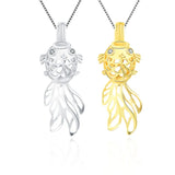925 Silver Goldfish Pearl Locket Pendant