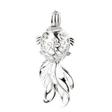 925 Silver Goldfish Pearl Locket Pendant