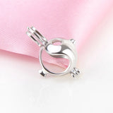 925 Silver Pendant Chubby Fish Necklace Animal Charm Pendant