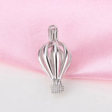 925 Sterling Silver Hot Air Balloon Pendant