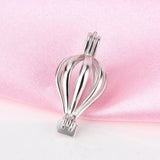 925 Sterling Silver Hot Air Balloon Pendant