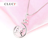 925 Sterling Silver Pendant Setting for Women Jewelry