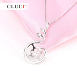 925 Sterling Silver Pendant Setting for Women Jewelry