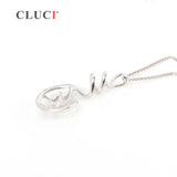 925 Sterling Silver Pendant Setting for Women Jewelry