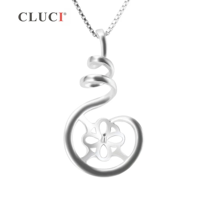 925 Sterling Silver Pendant Setting for Women Jewelry