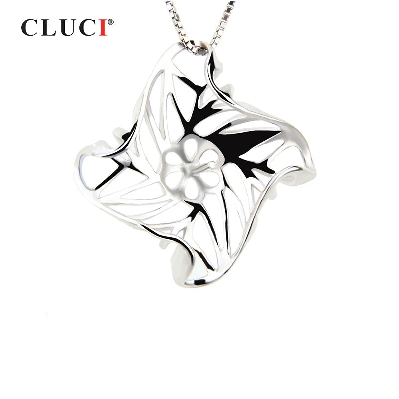 925 Silver Windmill Pearl Pendant Mounting for Women