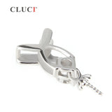 925 Silver Zircon Pearl Pendant for Women