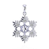 925 Silver Pendant for Pearls Snowflake DIY Necklace Bracelet SP325SB