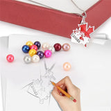 925 Silver Red Maple Leaf Pendant Canada National Women Jewelry