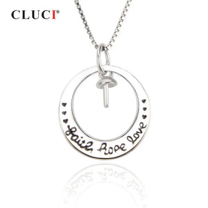 925 Silver Rope Love Pendant Valentine Gift SP294SB