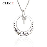 925 Silver Rope Love Pendant Valentine Gift SP294SB