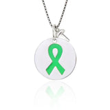 925 Silver Round Autism Awareness Pendant Women Charms Jewelry