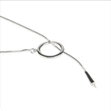 925 Silver Round Necklace Chain Jewelry for Women SN027SB