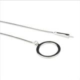 925 Silver Round Necklace Chain Jewelry for Women SN027SB
