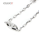 925 Silver Eye Bracelet Pearl Jewelry for Women Adjustable Length