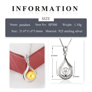 925 Silver Small Oval Pendant Valentine Gift