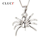 925 Silver Spider Pearl Pendant Mounting Women Jewelry Making SP064SB
